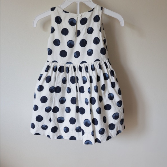 OshKosh B'gosh Navy Polka Dot Dress - Picture 2 of 3